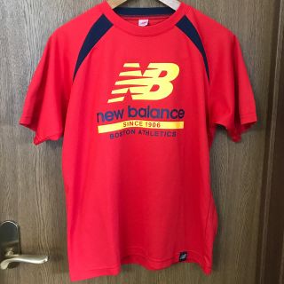 ニューバランス(New Balance)のnew balance 半袖Tシャツ  160  赤色(Tシャツ/カットソー)