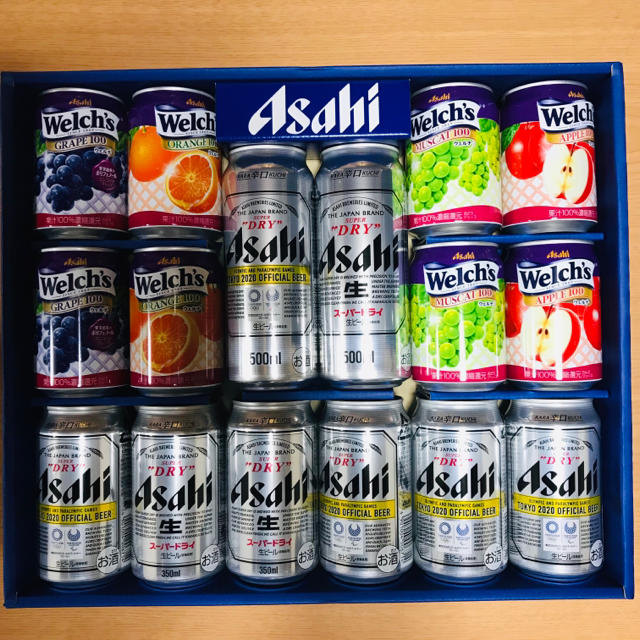 アサヒ(アサヒ)のアサヒスーパードライ ウェルチFS-3Nファミリーセット 16本入り 食品/飲料/酒の酒(ビール)の商品写真