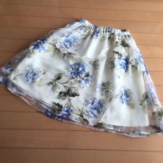 エベルモーション(EBELE MOTION)の【美品】エベル❤︎花柄スカート(ひざ丈スカート)