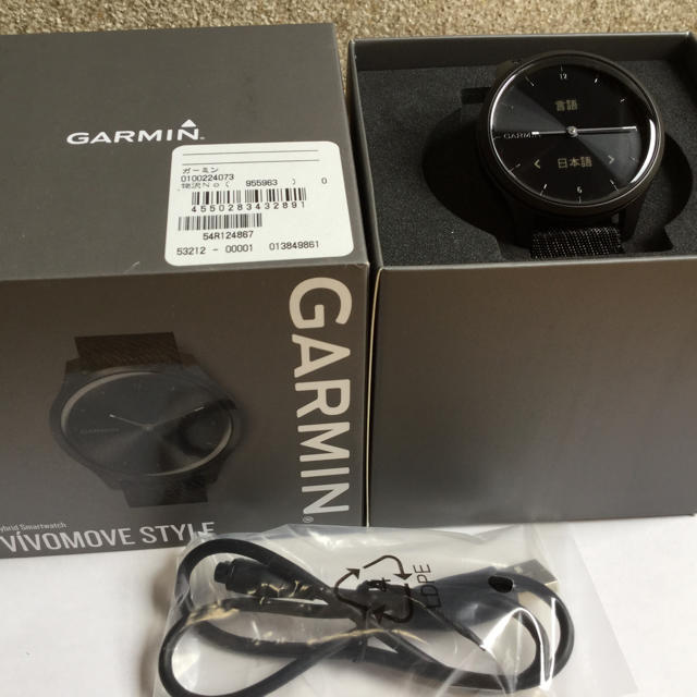 garmin vivomove Style ブラック