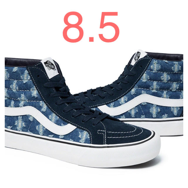 Supreme(シュプリーム)のSupreme®/Vans®Hole Punch Denim Sk8Hi Pro メンズの靴/シューズ(スニーカー)の商品写真