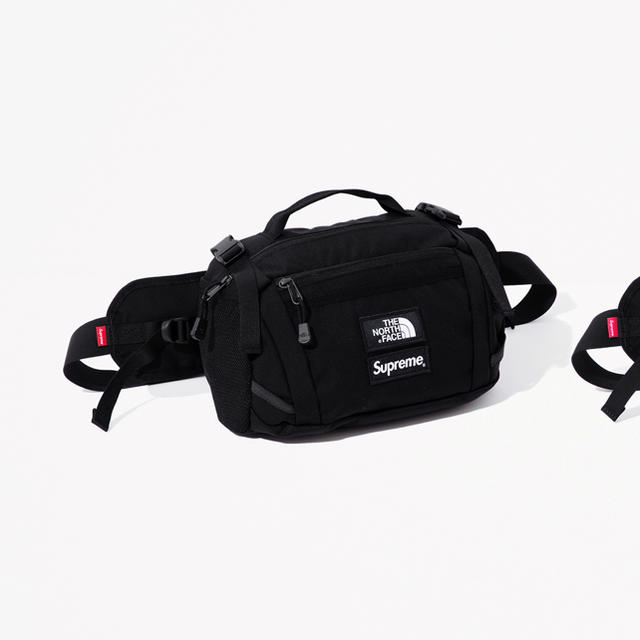 ノースフェイス　シュプリーム　Expedition Waist Bag 黒