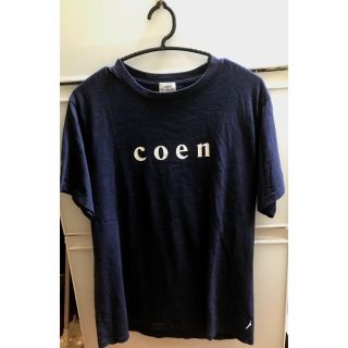 コーエン(coen)のcoen ネイビー Tシャツ Lサイズ(Tシャツ(半袖/袖なし))