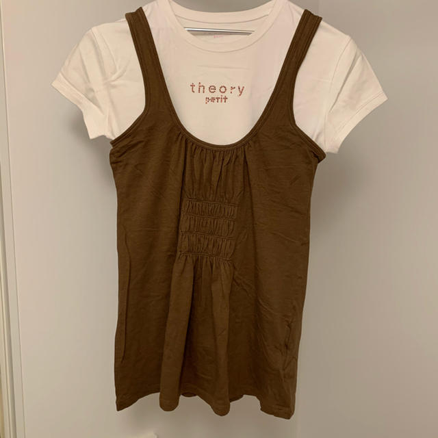 theory(セオリー)のTheory petit Tシャツ　キャミソールセット キッズ/ベビー/マタニティのキッズ服女の子用(90cm~)(Tシャツ/カットソー)の商品写真