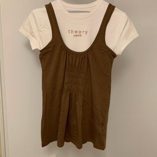 セオリー(theory)のTheory petit Tシャツ　キャミソールセット(Tシャツ/カットソー)