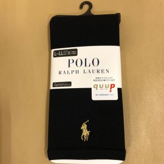 ポロラルフローレン(POLO RALPH LAUREN)の新品　レディース  ポロラルフローレン　10分丈黒レギンス　L〜LL寸　日本製(レギンス/スパッツ)