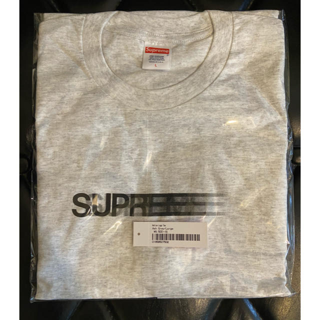 【ステッカー付き】SUPREME 2020SSモーションロゴTシャツ L グレー