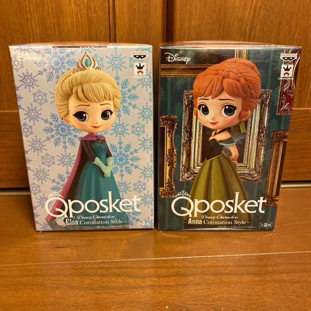 エルサ　アナ　戴冠式　qposket セット