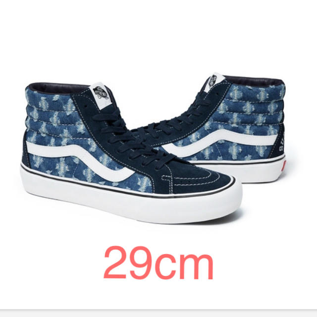 【29cm】Supreme Vans Sk8-Hi Pro スケハイメンズ