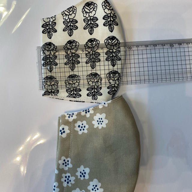 marimekko(マリメッコ)の今日だけ値引きします　二枚セット　マリメッコ　ハンドメイド　インナーマスク　 ハンドメイドのファッション小物(その他)の商品写真