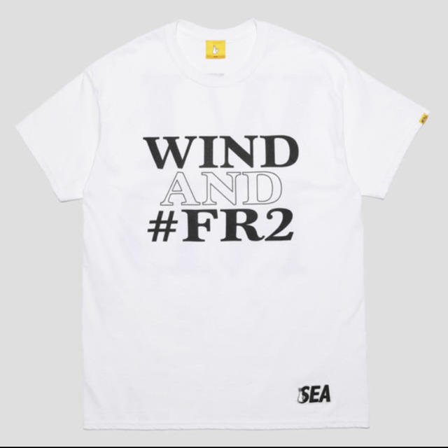 wind and sea fr2 コラボ mサイズ 白 - Tシャツ/カットソー(半袖/袖なし)