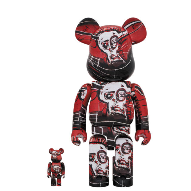 BE@RBRICK BASQUIAT #5 100％ 400％