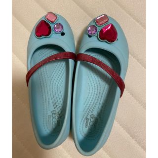 クロックス(crocs)のクロックス crocs バレエシューズ　サイズJ1（19.5cmくらい）(サンダル)