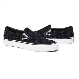 シュプリーム(Supreme)の28.5cm Supreme Vans Denim Slip-on 黒 国内(スニーカー)