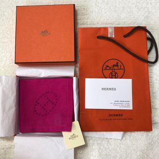 エルメス(Hermes)のHERMES ハンカチ　新品未使用(ハンカチ)