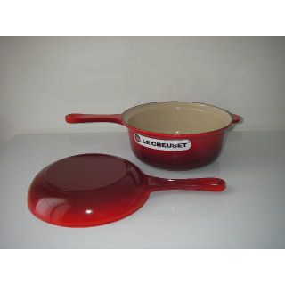 ルクルーゼ(LE CREUSET)のルクルーゼ マルチファンクション チェリーレッド 1.9L(鍋/フライパン)