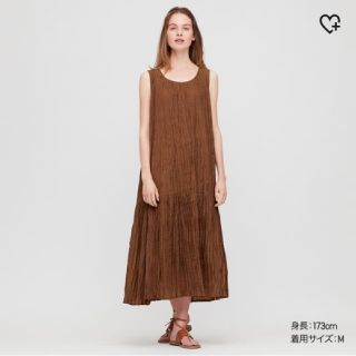 ユニクロ(UNIQLO)のイネスUNIQLOワンピースMサイズ(ロングワンピース/マキシワンピース)