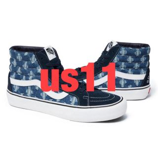 シュプリーム(Supreme)のSupreme Vans Hole Punch Denim Sk8-Hi (スニーカー)