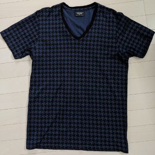 メンズビギ(MEN'S BIGI)のMEN'S BIGI Tシャツ　千鳥格子柄(Tシャツ/カットソー(半袖/袖なし))