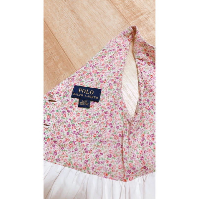 Ralph Lauren(ラルフローレン)のラルフローレン 花柄ワンピース キッズ/ベビー/マタニティのキッズ服女の子用(90cm~)(ワンピース)の商品写真