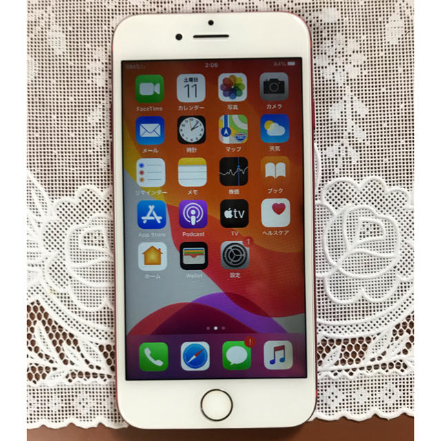 iPhone 7 Red 128 GB SIMフリー　ジャンク品スマートフォン本体