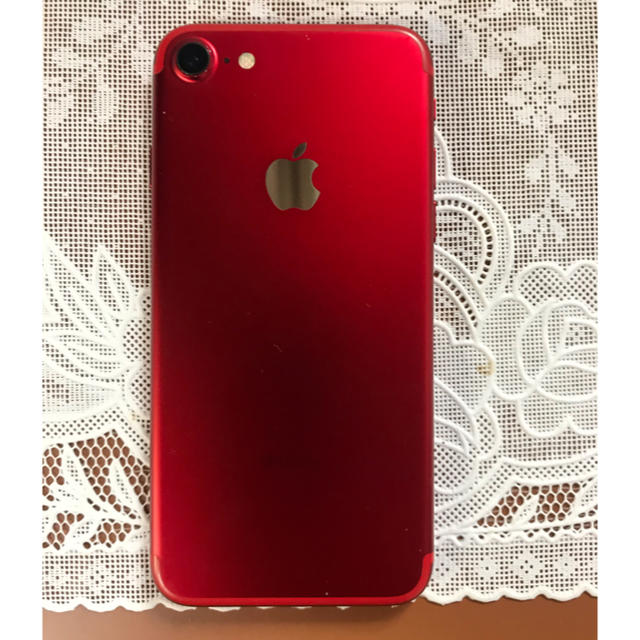 iPhone 7 Red 128 GB SIMフリー　ジャンク品スマートフォン本体