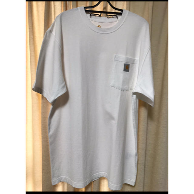 carhartt(カーハート)のcarhartt Tシャツ白 Mサイズ メンズのトップス(Tシャツ/カットソー(半袖/袖なし))の商品写真