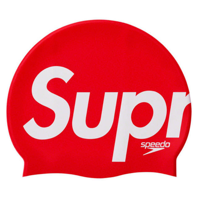 20SS Supreme Speedo Swim Cap   Red