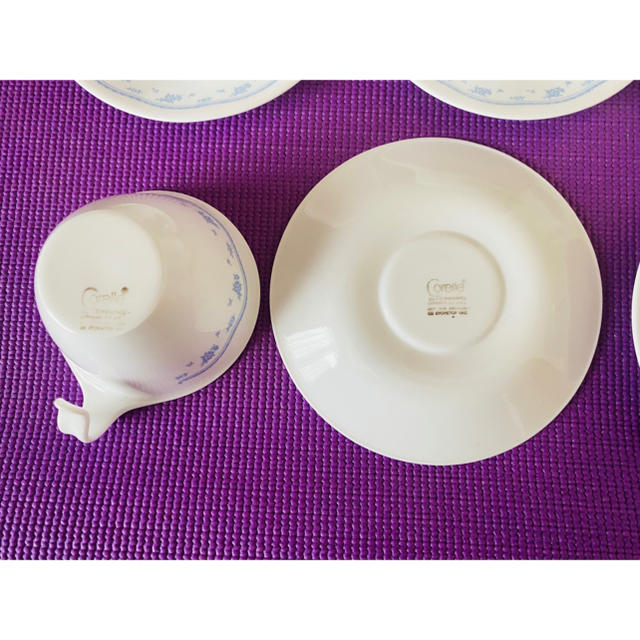 CORELLE(コレール)のコレール☆カップ&ソーサー5客セット インテリア/住まい/日用品のキッチン/食器(グラス/カップ)の商品写真