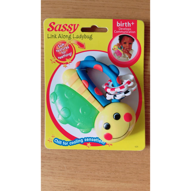 Sassy(サッシー)のpiroko様専用　《新品未使用》sassy 歯固め　カミカミてんとうむし キッズ/ベビー/マタニティのおもちゃ(知育玩具)の商品写真