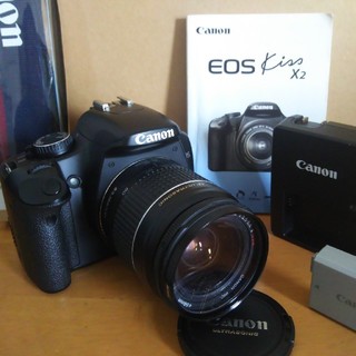 キヤノン(Canon)のキヤノン一眼レフ  EOS kiss X2  EF28-80mm レンズセット(デジタル一眼)