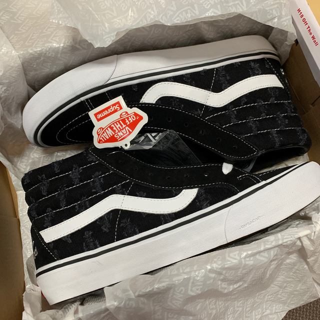 supreme vans Hole Denim Sk8-Hi 28.0 US10-