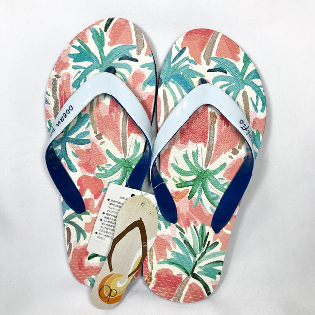 OCEAN PACIFIC 【新品】オーシャンパシフィック キッズ ビーチサンダル ヤシの木 ピンク Sの通販 by nao op オーシャンパシフィック キッズ 子供用 ビーチサンダル 2足セット♪