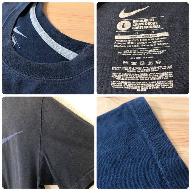 NIKE(ナイキ)のNIKE Tシャツ 刺繍プリント 半袖 スウッシュ  古着 メンズのトップス(Tシャツ/カットソー(半袖/袖なし))の商品写真