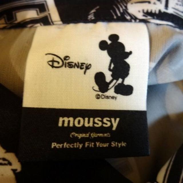 moussy(マウジー)のMOUSSY×Disneyコラボ♡ミッキー柄柔らかシャツ レディースのトップス(Tシャツ(長袖/七分))の商品写真