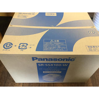 パナソニック(Panasonic)のIHジャ-炊飯器　SR-VSX109の次期商品　SR-VSX100-W同等品❗️(炊飯器)