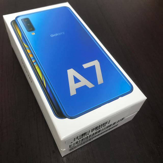 新品・未開封】Galaxy A7 ブルー 64GB SIMフリー スマートフォン本体 ...