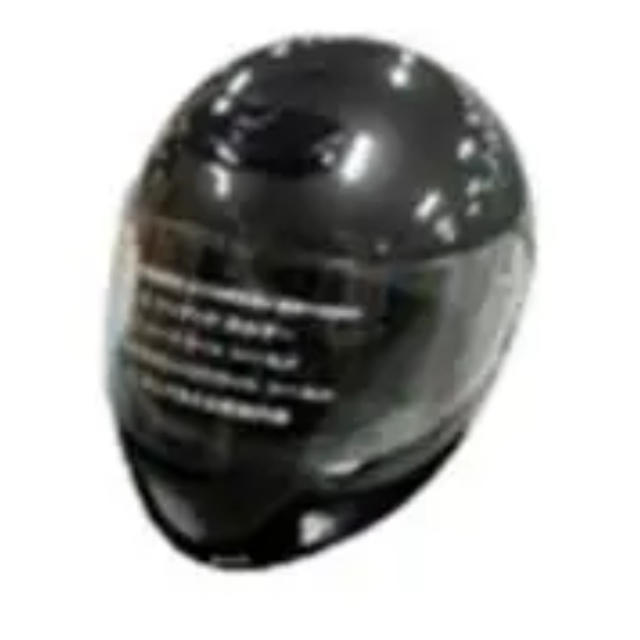 フルフェイスヘルメット　黒 自動車/バイクのバイク(ヘルメット/シールド)の商品写真