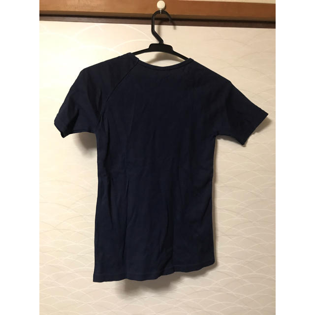 ネイビー　Tシャツ レディースのトップス(Tシャツ(半袖/袖なし))の商品写真