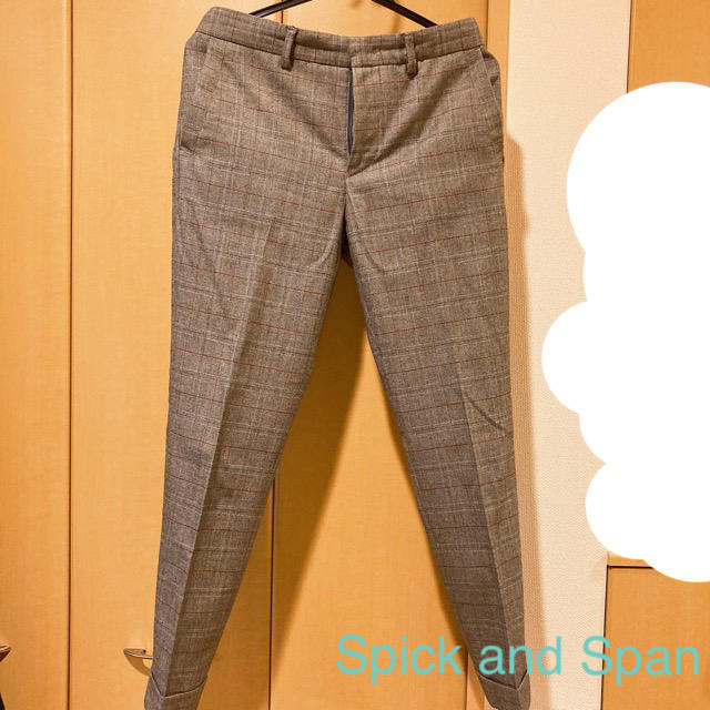 Spick & Span(スピックアンドスパン)の【美品】Spick and Span ＊ タックパンツ レディースのパンツ(クロップドパンツ)の商品写真