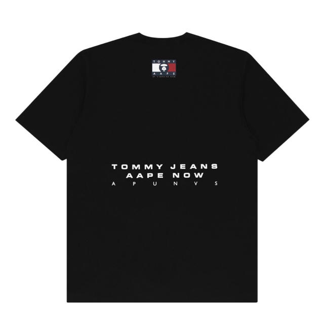 TOMMY HILFIGER - AAPE X TOMMY JEANS LOGO TEE BLACK XLの通販 by