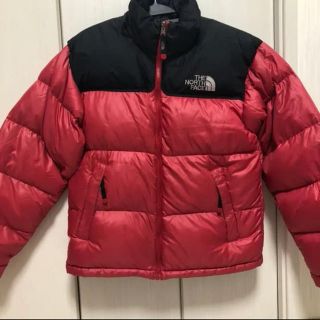 ザノースフェイス(THE NORTH FACE)のThe North Face ヌプシ　ダウンジャケット　赤(ダウンジャケット)