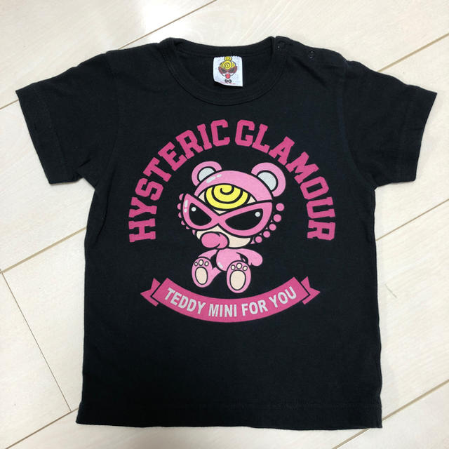 HYSTERIC MINI(ヒステリックミニ)のテディ Tシャツ キッズ/ベビー/マタニティのキッズ服女の子用(90cm~)(Tシャツ/カットソー)の商品写真