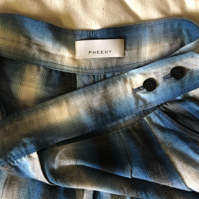 PHEENY(フィーニー)のpheeny rayon ombre check tack sracks レディースのパンツ(カジュアルパンツ)の商品写真