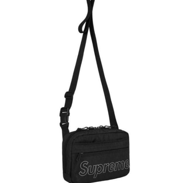 新品未使用】18FW Supreme Shoulder Bag 黒 - ショルダーバッグ