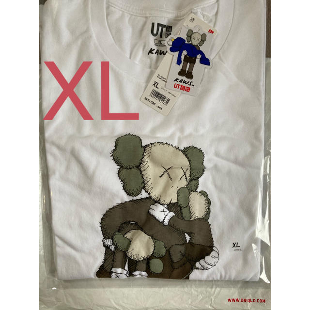 UNIQLO(ユニクロ)の【最終価格】UNIQLO KAWS Tシャツ カウズ　白 メンズのトップス(Tシャツ/カットソー(半袖/袖なし))の商品写真