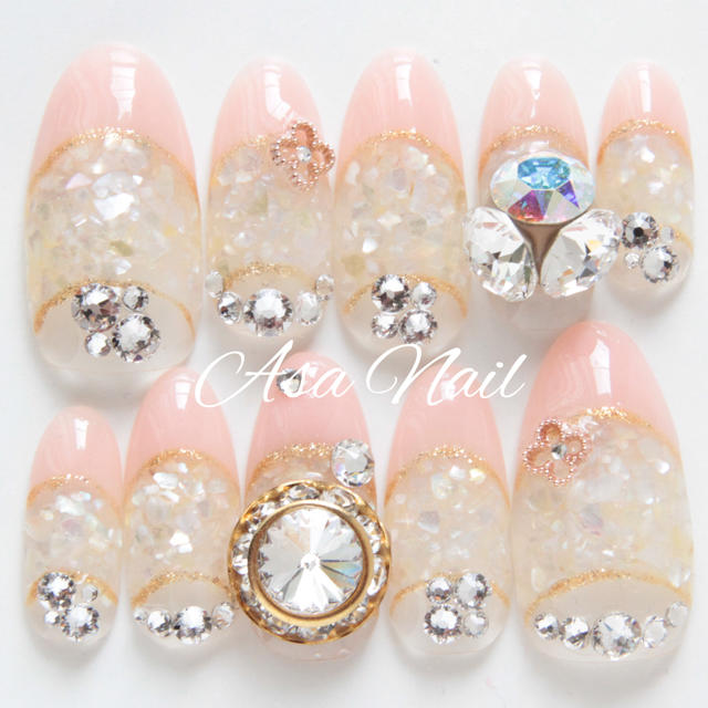 クラッシュシェルダブルフレンチネイルの通販 By Asa Nail S Shop ラクマ クラッシュシェルダブルフレンチネイルの通販 By Asa Nail S Shop ラクマ