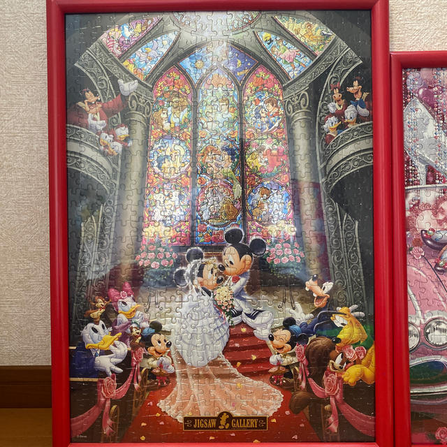 Disney(ディズニー)のディズニー　ジグソーパズル完成品 エンタメ/ホビーの美術品/アンティーク(絵画/タペストリー)の商品写真