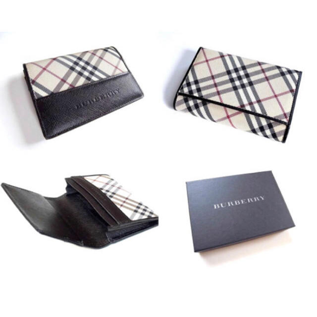 BURBERRY(バーバリー)のバーバリー Burberry カードケース 名刺入れ チェック柄 メンズのファッション小物(名刺入れ/定期入れ)の商品写真