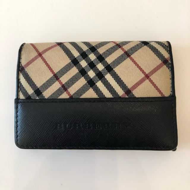 BURBERRY(バーバリー)のバーバリー Burberry カードケース 名刺入れ チェック柄 メンズのファッション小物(名刺入れ/定期入れ)の商品写真